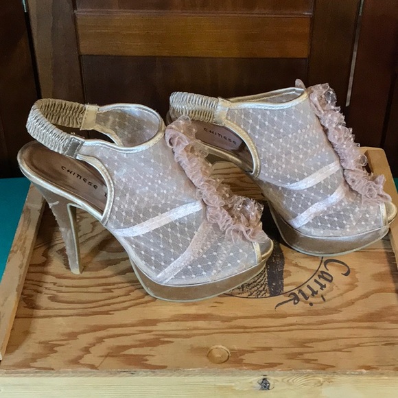 Chinese Laundry Heeled Ankle Bootie size 8.5 - Picture 3 of 6